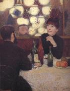 Federico zandomeneghi At the Cafe de la Nouvelle Athenes china oil painting artist